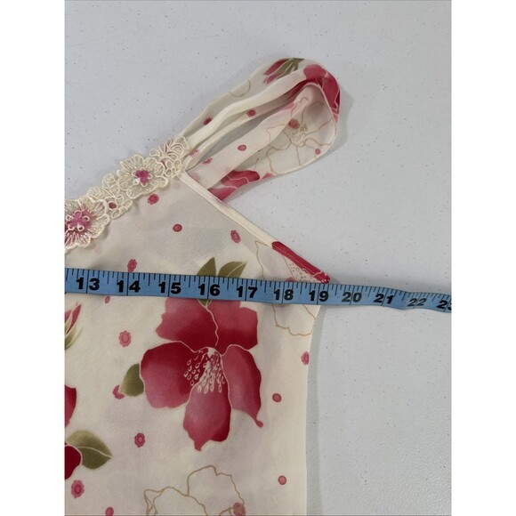 Expressions Slip‎ Dress Womens M Floral Feminine Fairy Sabrina Carpenter Y2K - Picture 6 of 8